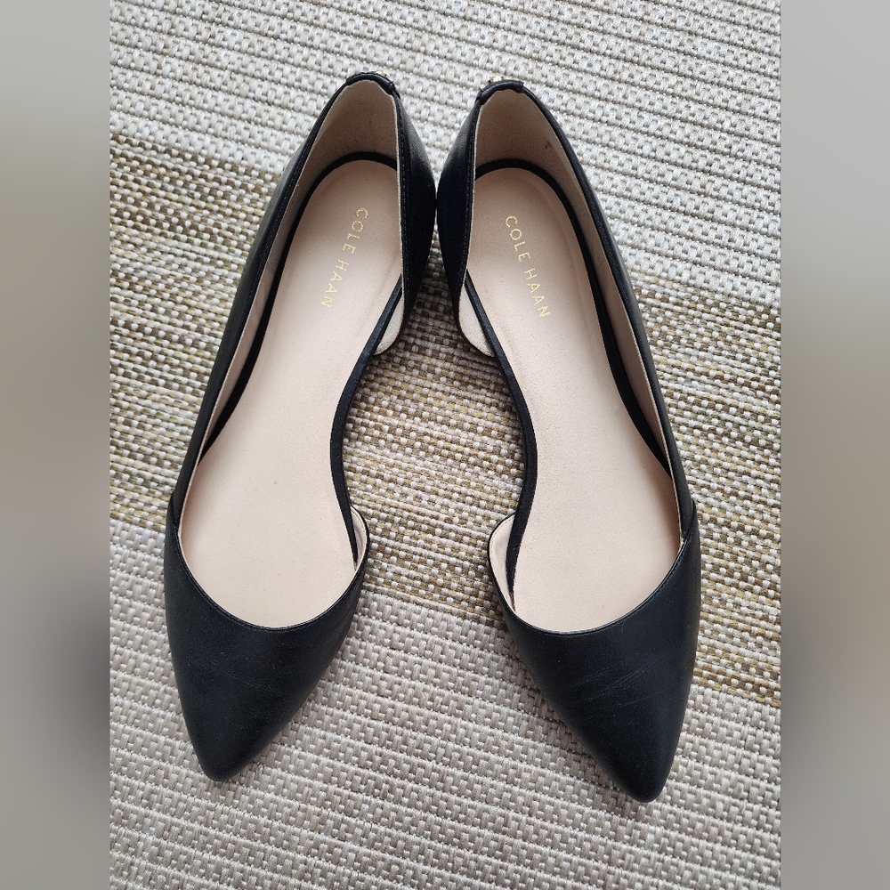 Cole Haan Black Flats